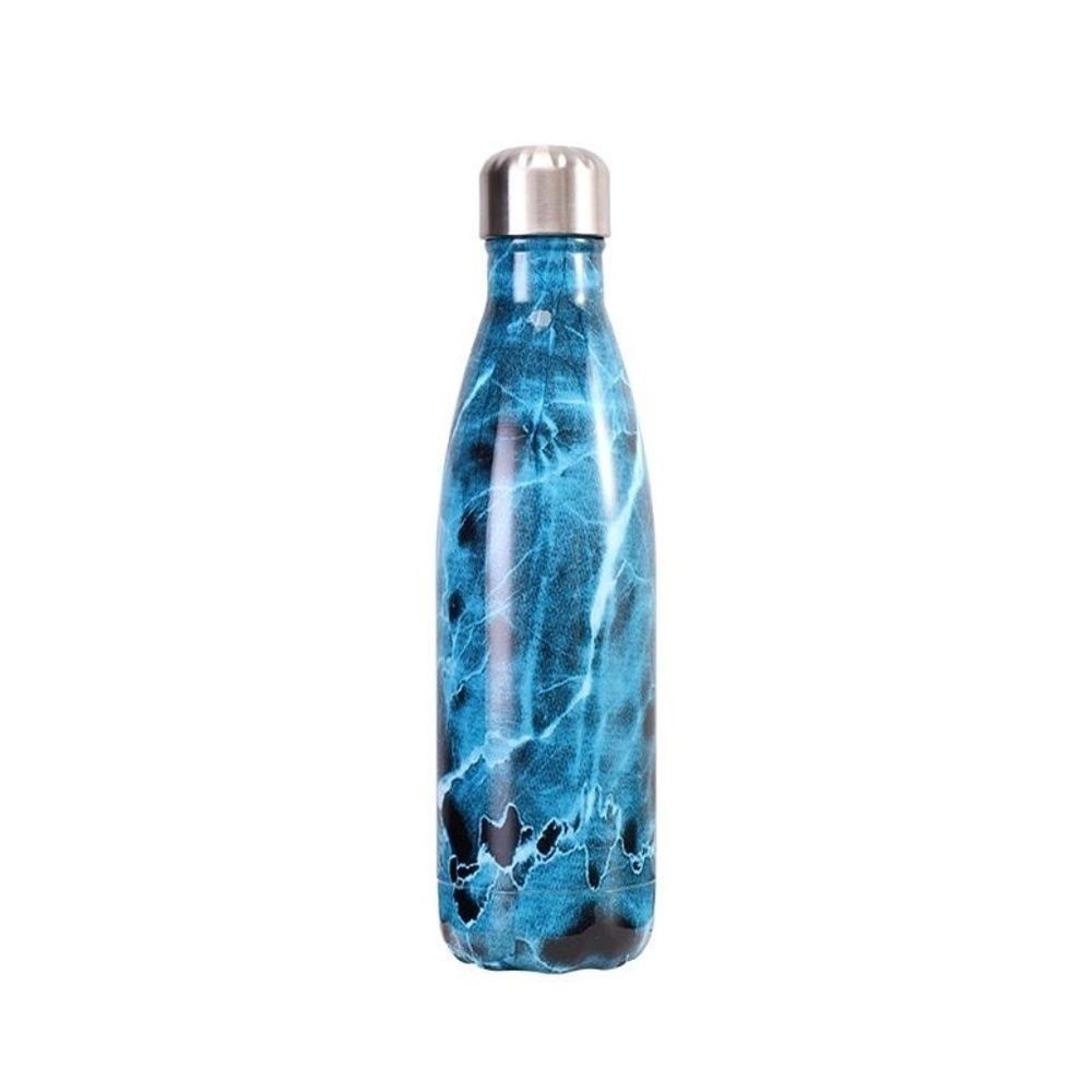 Marble Pattern Travel Thermo Bottle